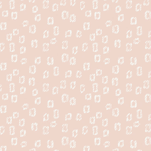 Woodblock Ballerina, Blush Pink, Art Gallery Fabric, Ballerina Fusion, Low Volume, Bonnie Christine, Premium Quilting Cotton, blender Premium Quilting Cotton, blender