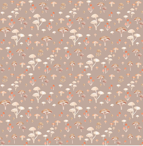 Fat Quarter Bundle, Woodland Fabric, Willow, 7 piece, Dear Stella, Quilting Weight, Cotton, Mushrooms, Fawn, Bunnies, Hedgehogs