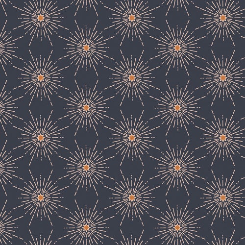 Art Gallery Fabric, North Star Gloom, Enchanted Voyage, Navy Blue, Nautical, Quilting Fabric, By the Yard, Yardage