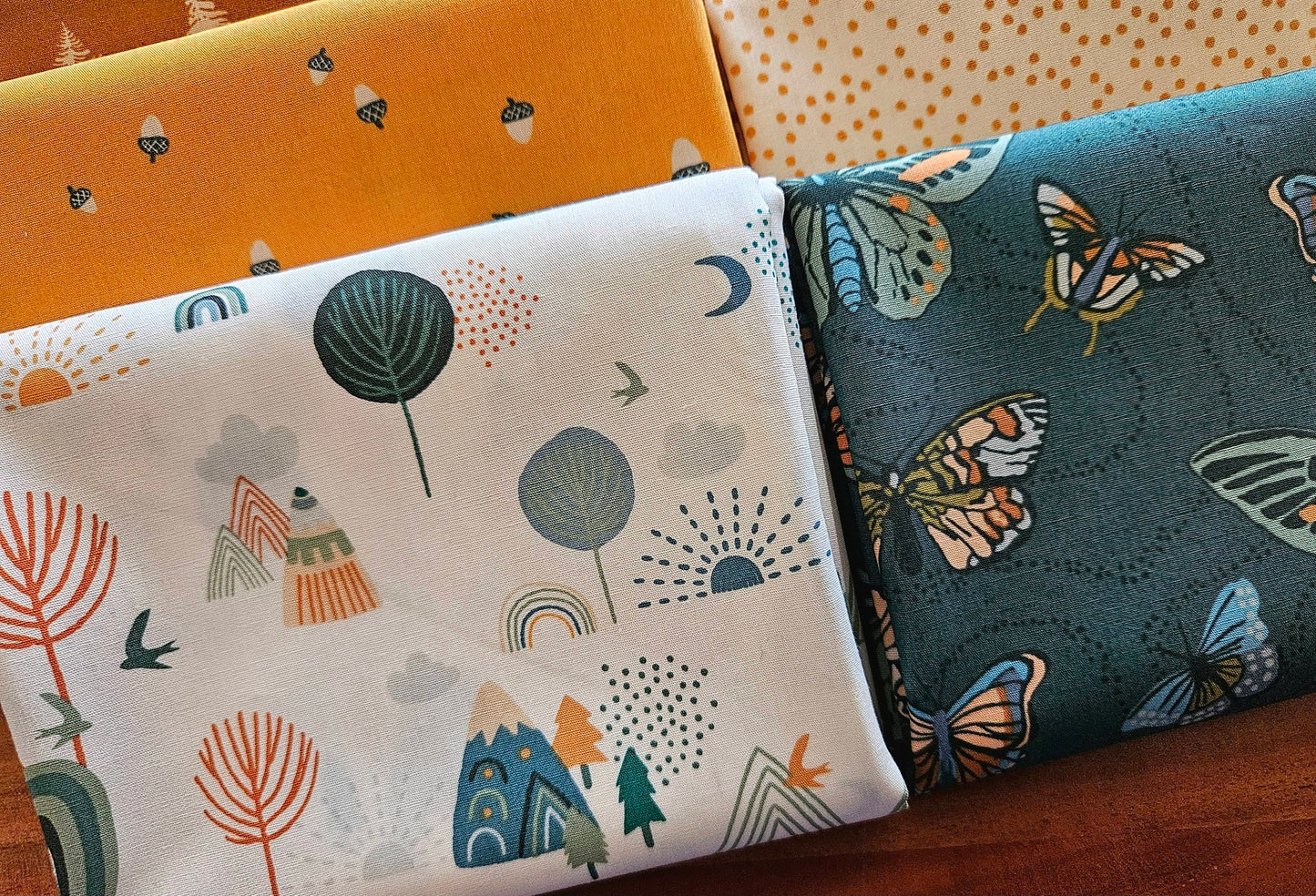 Woodland Fabric Bundle, Art Gallery Fabrics, Fox, Deer, Timberline, 10 piece, Quilting Cotton, Jessica Swift