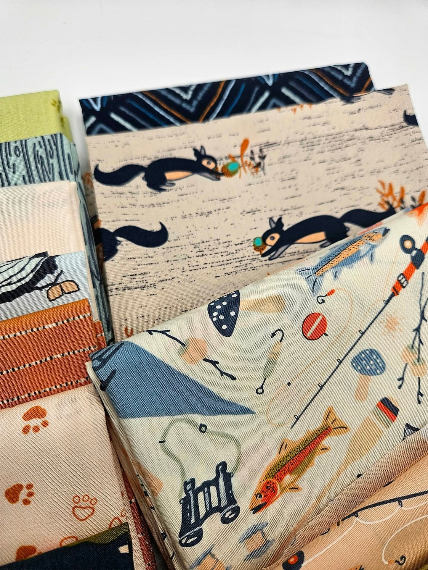 Art Gallery Fabrics Happy Camper & Little Forester 14-Piece Curated Fabric Bundle