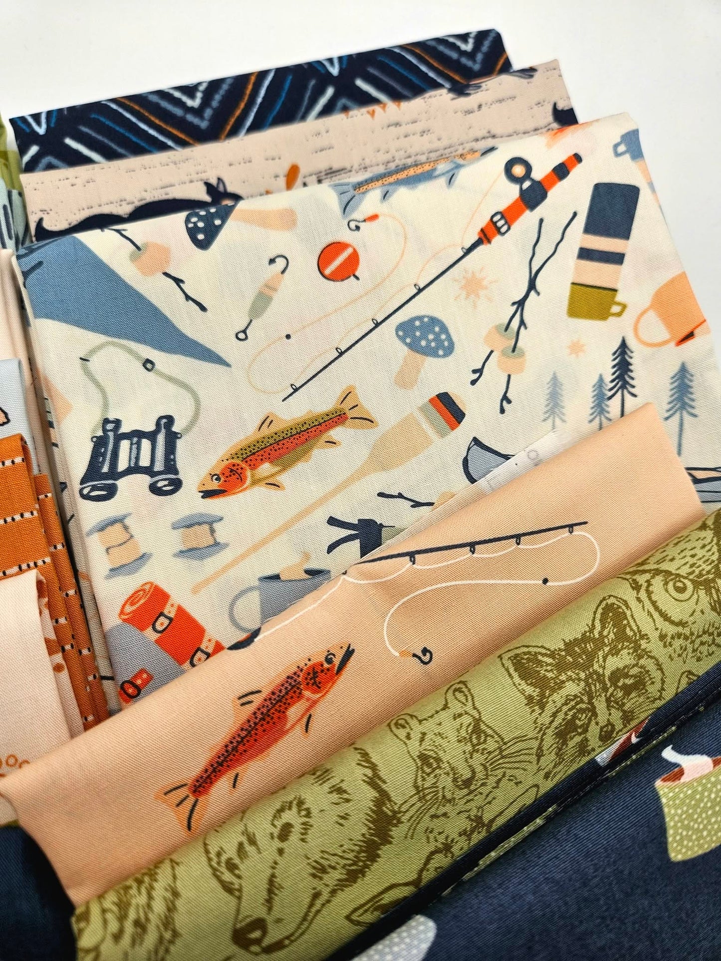Art Gallery Fabrics Happy Camper & Little Forester 14-Piece Curated Fabric Bundle