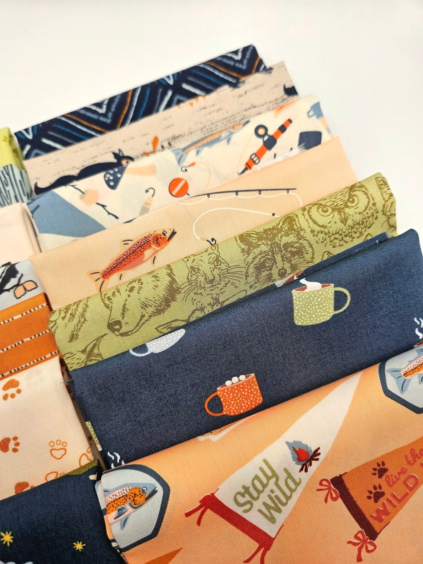 Art Gallery Fabrics Happy Camper & Little Forester 14-Piece Curated Fabric Bundle