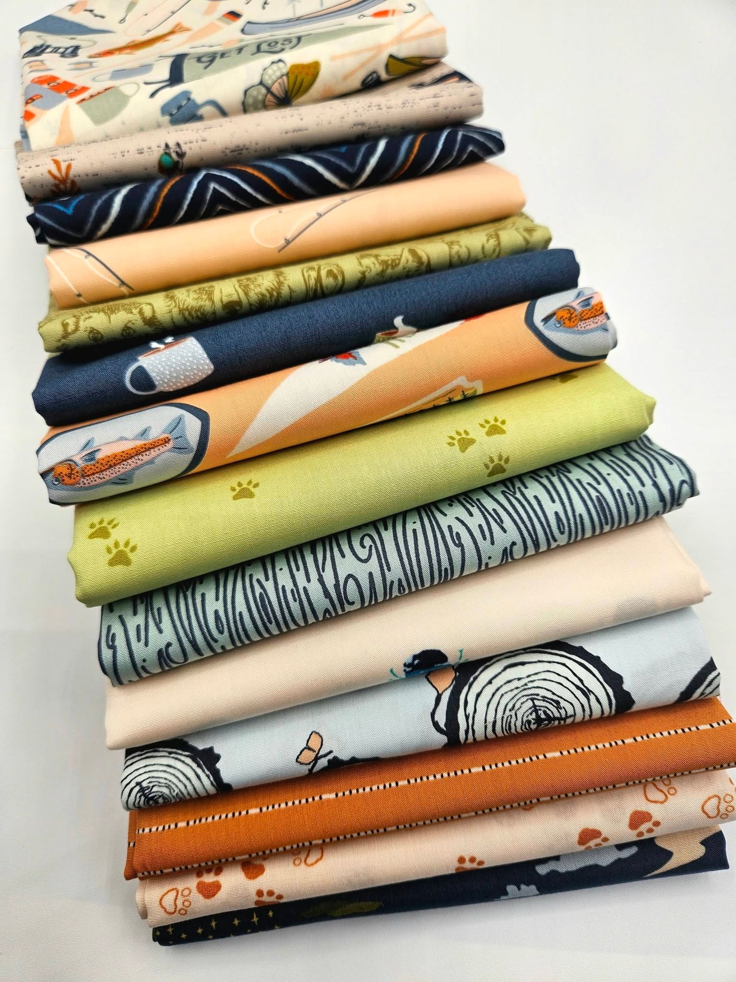 Art Gallery Fabrics Happy Camper & Little Forester 14-Piece Curated Fabric Bundle