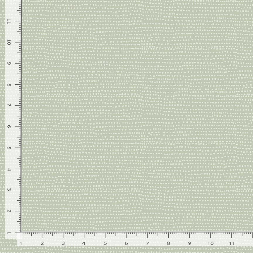 Dear Stella Moonscape Seafoam Green Micro Dot Basic Quilting Cotton Fabric