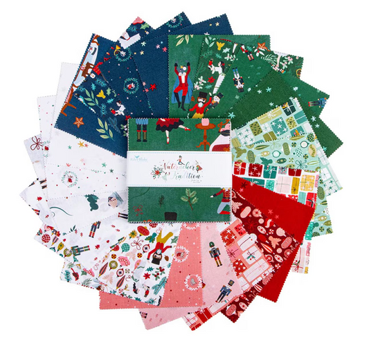 Nutcracker Tradition 5" Stacker Charm Pack | Riley Blake Designs