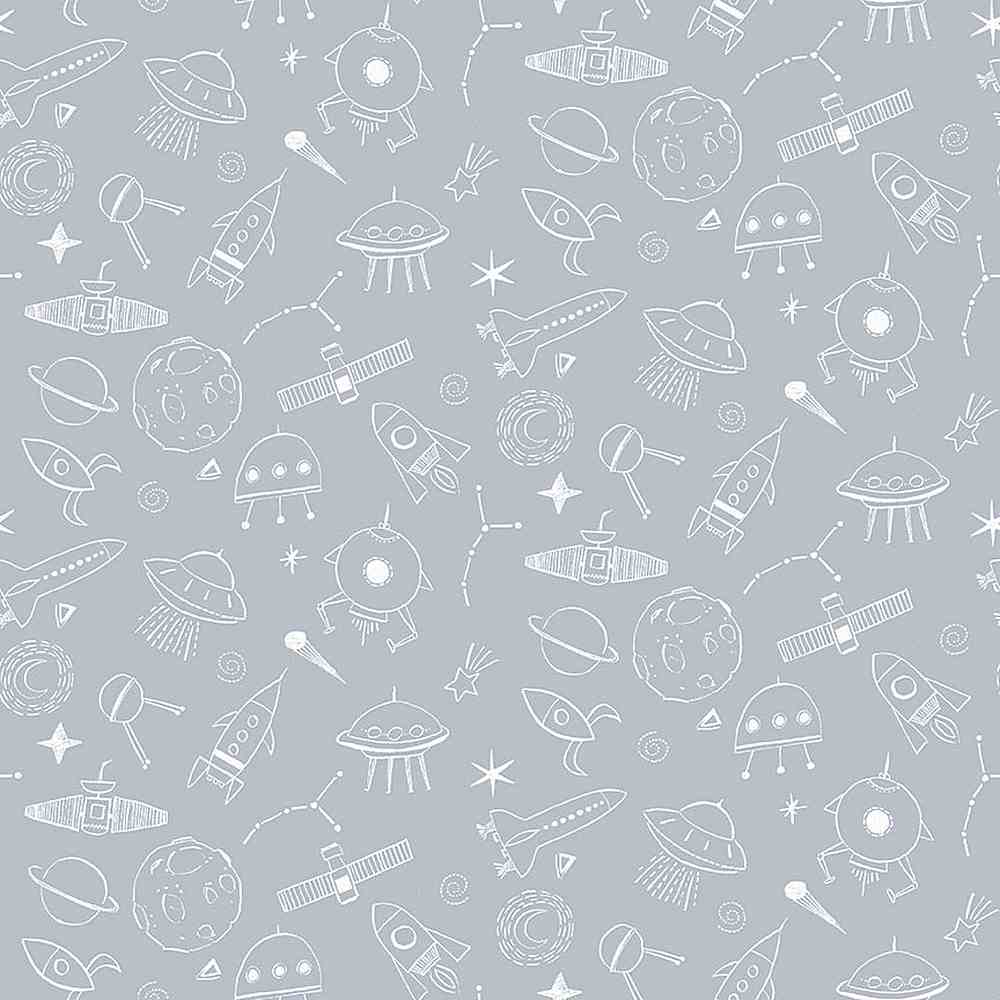 Outer Space Fabric, To The Moon, Fat Quarter Bundle,  4 piece, Dear Stella, Quilting Weight, Cotton,