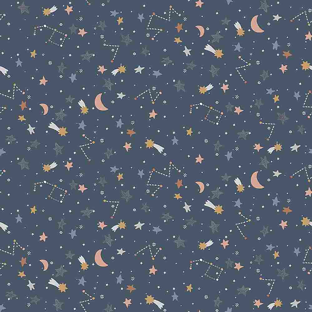 Outer Space Fabric, To The Moon, Fat Quarter Bundle,  4 piece, Dear Stella, Quilting Weight, Cotton,