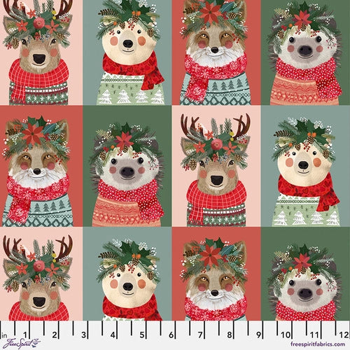 Christmas Squad, Mia Charro for Free Spirit Fabrics, Novelty Fabric, Quilting Cotton