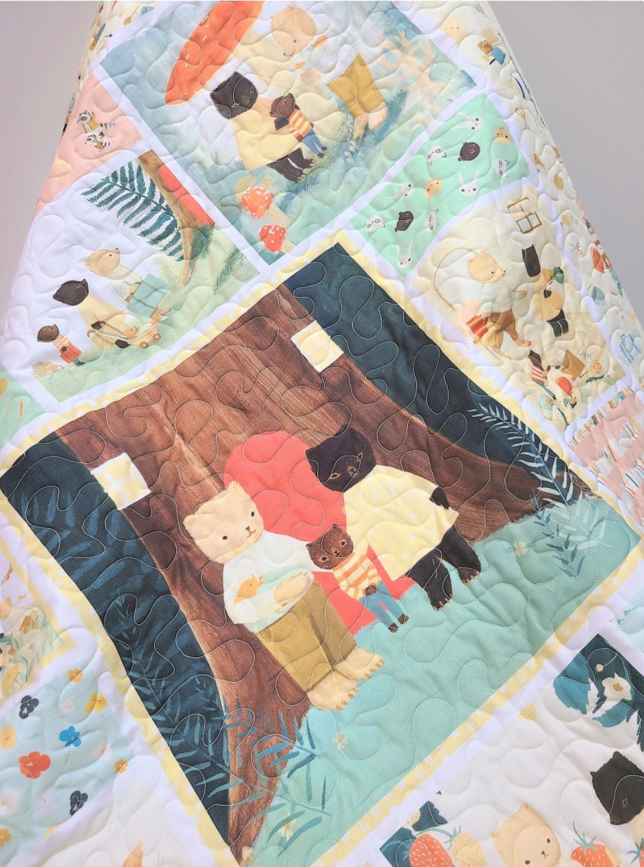 Pre-Cut Baby Quilt Kit (Click here for more detail)